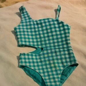 Kids Swimwear Checkered One-Piece